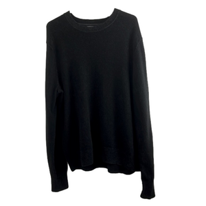 Banana Republic Merino Wool Black  Men's Crewneck Sweater